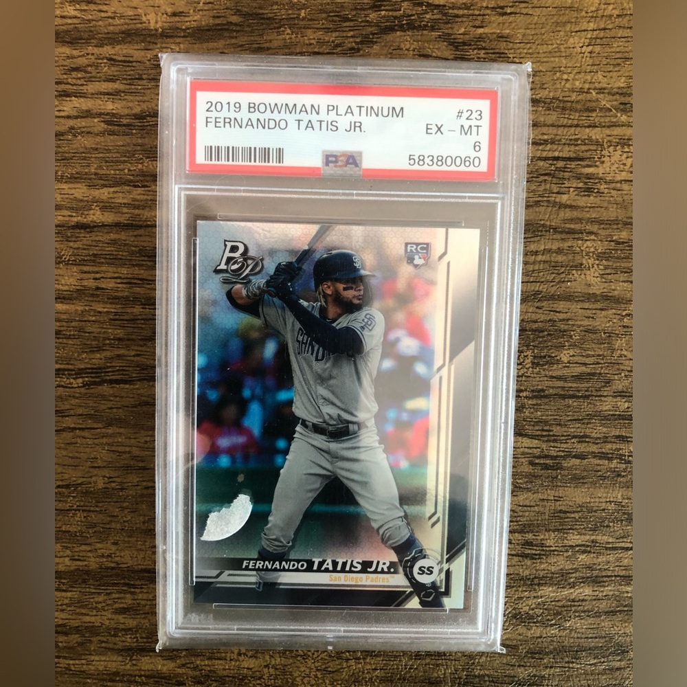Fernando Tatis Jr. - 2019 Bowman Platinum #23 - PSA ExMt 6